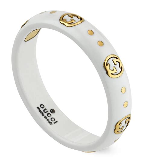 gucci yellow gold icon ring